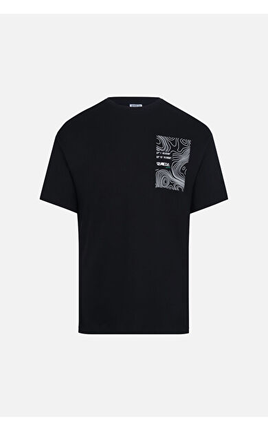 VANEDA OVERSIZED FIT COORDINATE ERKEK TSHIRT LACIVERT