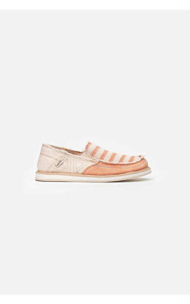 VANEDA 1331 VANEDA LINEN ESPADRIL KETEN KADIN AYAKKABI BEJ/SOMON