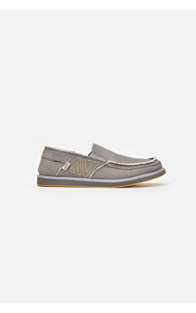 VANEDA 1331 VANEDA LINEN ESPADRIL KETEN ERKEK AYAKKABI GRI