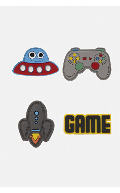 VANEDA Gamer Unisex Renkli 4'Lü Terlik Süsü