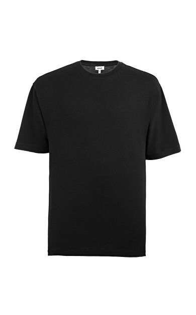 VANEDA Kamp Baskılı T-Shirt Siyah