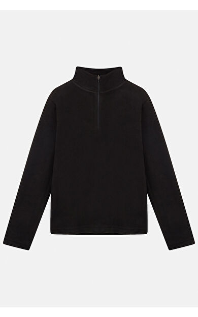 VANEDA Urbanwild Polar Yarım Fermuarlı Siyah