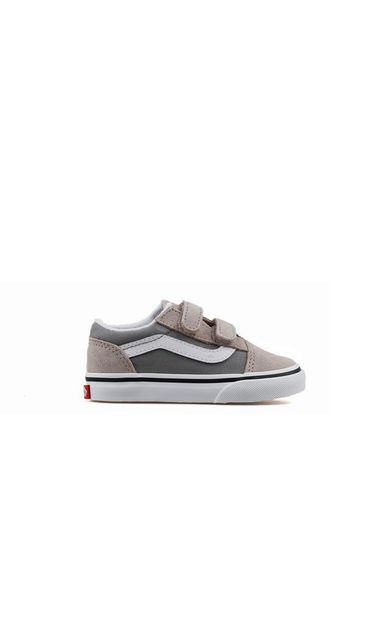 Vans Old Skool V Bebek Günlük Ayakkabı VN000CRW85T1 Gri