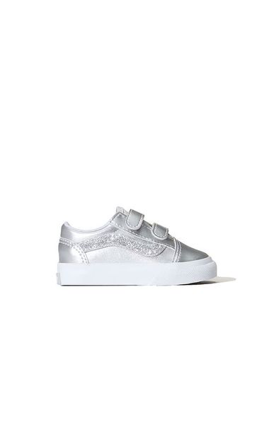 Vans Old Skool V Bebek Günlük Ayakkabı VN000CTG7VF1 Gri