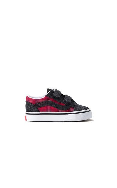 Vans Old Skool V Bebek Günlük Ayakkabı VN000CTGREB1 Kırmızı