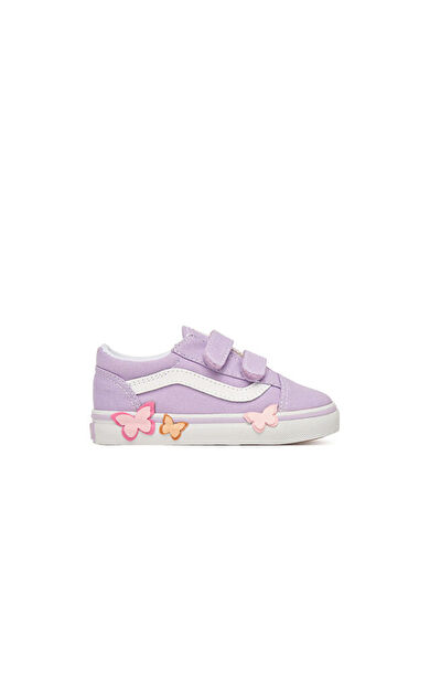 Vans Old Skool V Butterfly Bebek Günlük Ayakkabı VN000EFHFSF1 Mor