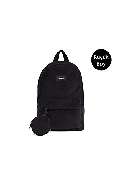 Vans Old Skool Mini Backpack Sırt Çantası-En: 21 cm, Boy: 32 cm, Derinlik: 13 cm VN000Q9ABLK1 Siyah