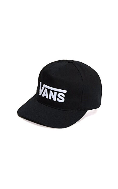 Vans Drop V Logo Snapback Şapka VN000QAHBLK1 Siyah