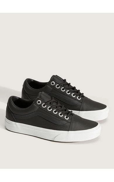 VN000D6WCJK1-Old Skool Siyah Süet + Deri Kadın Lifestyle Ayakkabı