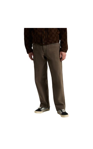 Vans Check-5 Loose Denim Pant Erkek Pantolon Kahve