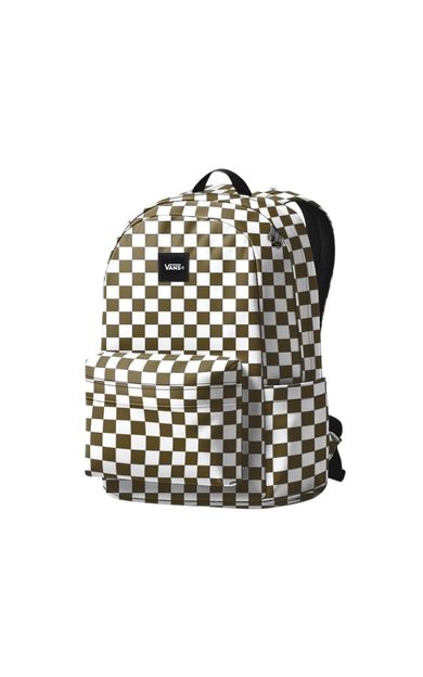 Vans Old Skool Check Backpack Sırt Çantası Haki