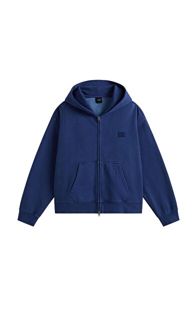 Vans Premium Full Zip Hoodie Erkek Ceket Lacivert