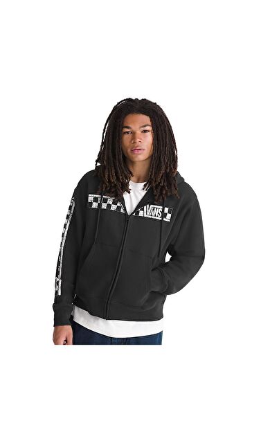 Vans Vans Racing Full Zip Erkek Ceket Siyah