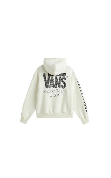 Vans Vans Racing Full Zip Erkek Ceket Beyaz