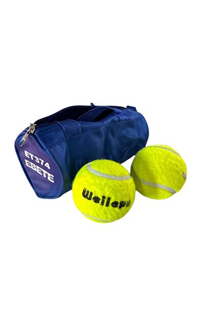 VAYNE Başlangıç Seviye Antrenman İçin 2 Adet Çantalı Tenis Topu Kedi Köpekler Basit Tenis Topu