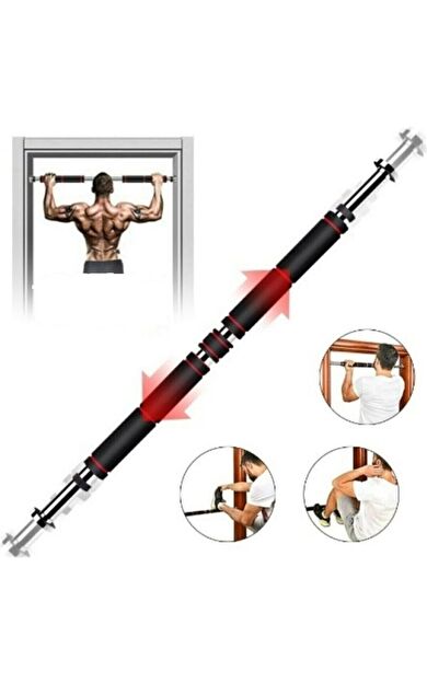 VAYNE Barfiks Demiri Kapı Barı Koridor 60-100cm Koridor Barfiksi Barfix Spor Aleti Demiri Barfiks Çubuğu