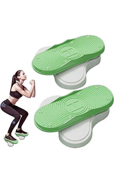 VAYNE Bel Büküm Diski Egzersiz Twister Disk Dönen Tahta, Bel Karın Kası Egzersiz Ekipmanı 2 ADET