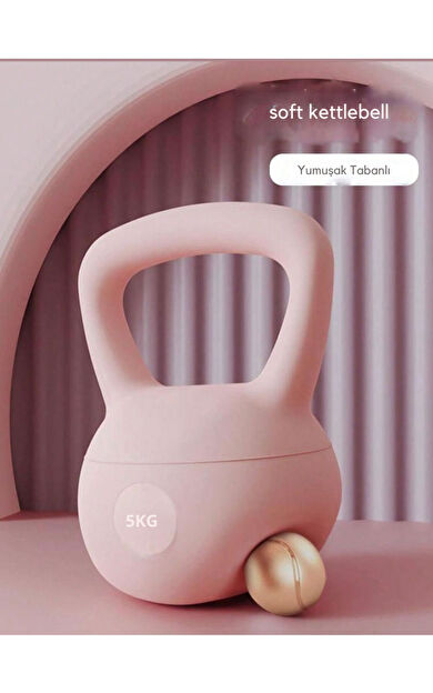 VAYNE 5 Kg Soft Kettlebell - Yumuşak Tabanlı, Darbeye Dayanıklı, Sessiz Kullanım