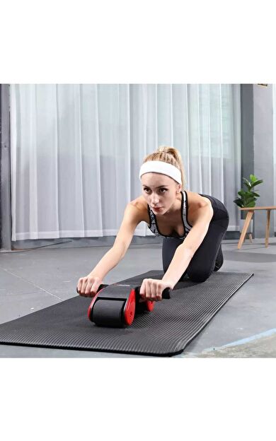 VAYNE Ab Roller Wheel Karın Kasları Egzersiz Aleti | Çift Tekerlekli Karın Kası Çalıştırıcı Spor Ekipmanı