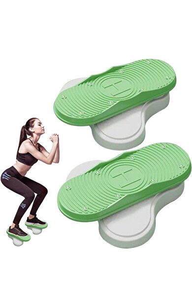 VAYNE Bel Büküm Diski Egzersiz Twister Disk Dönen Tahta, Bel Karın Kası Egzersiz Ekipmanı 2 ADET