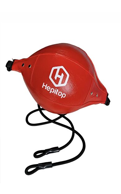 VAYNE Pencikbol Çift Uçlu Deri Boks Hız Topu Kırmızı