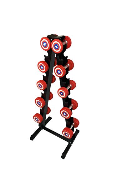VAYNE Dambıl Standı 10 Kademeli Set Dambıl Rack Stand Sehpas (AĞIRLIKSIZ)