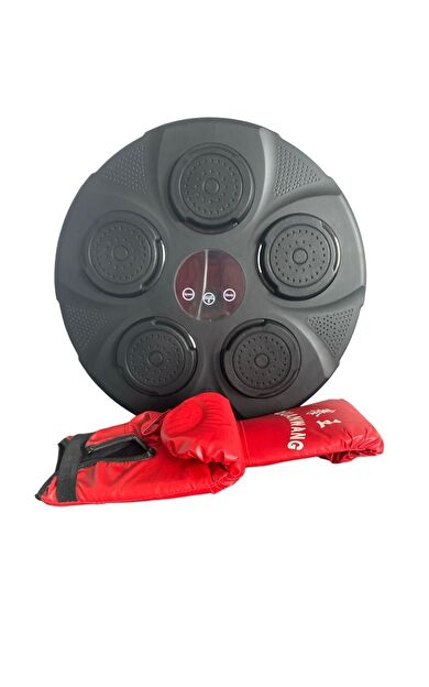 VAYNE Müzikli Boks Aleti Bluetooth Bağlantılı Boks Eğitim Seti Rgb Işıklı Eldiven Hediyeli