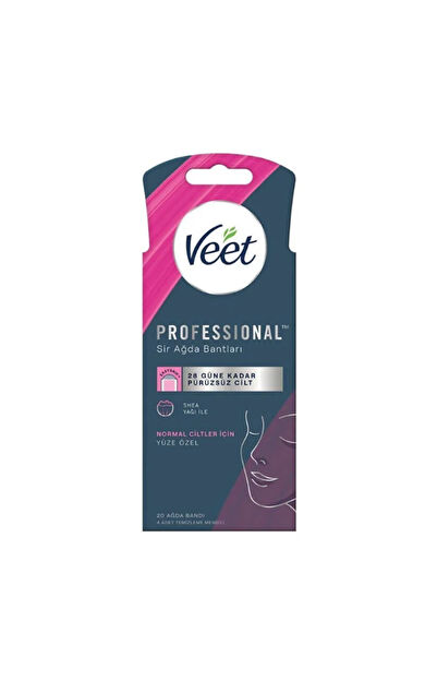 Veet Professional Sir Ağda Bantları Normal Cilt- Yüze Özel 20 Adet