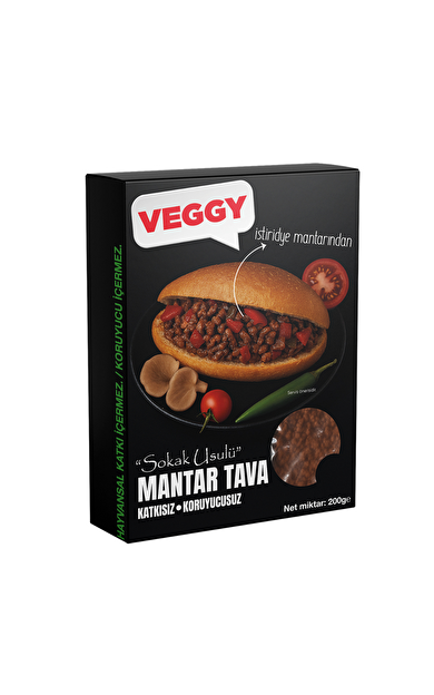 VEGGY Sokak Usulü Mantar Tava 200g