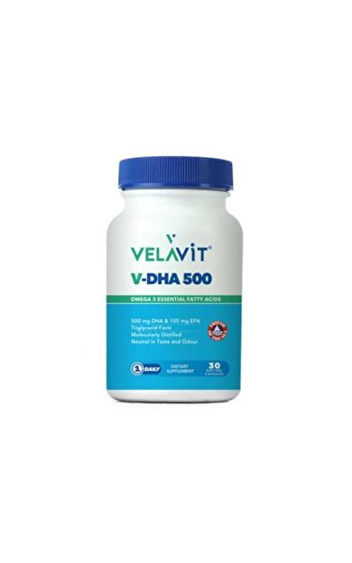 Velavit V-DHA 500 30 Kapsül