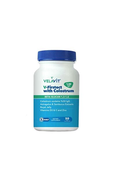 Velavit V-Firstect With Colostrum 30 Kapsül