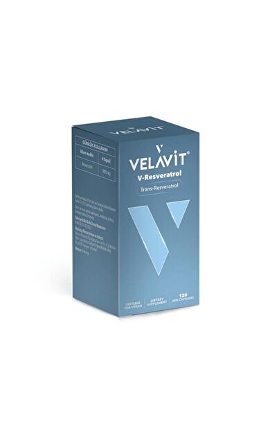 Velavit V-Resveratrol Trans-Resveratrol 120 Kapsül