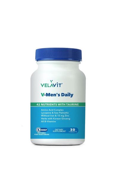Velavit V-Men's Daily 42 Nutrients With Taurine 30 Tablet