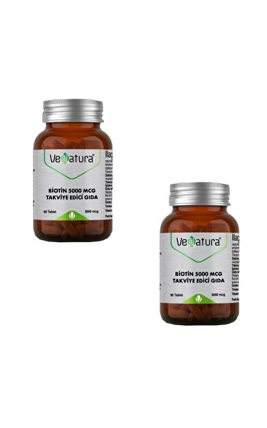 Venatura Biotin 5000 mcg 90 Tablet 2 Adet