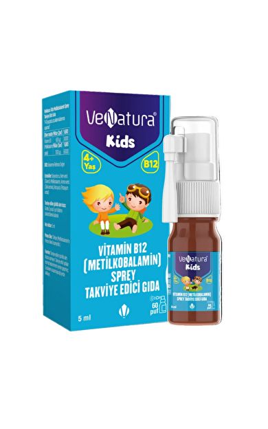 VENATURA Kids Metilkobalamin Sprey Takviye Edici Gıda 5 ML