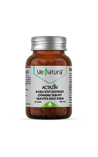 Venatura Actazin Kuru Kivi Ektresi 30 Çiğneme Tablet