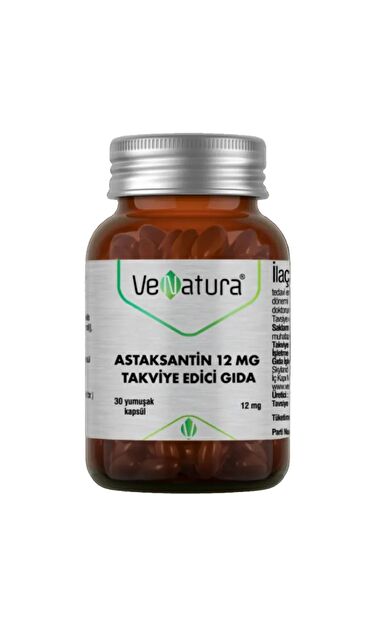 Venatura Astaksantin 12 mg 30 Kapsül