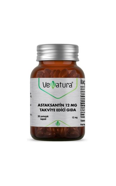 Venatura Astaksantin 12mg 30 Kapsül