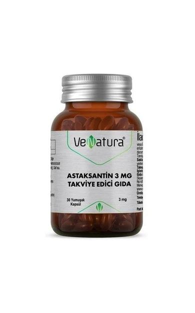 Venatura Astaksantin 3mg 30 Kapsül