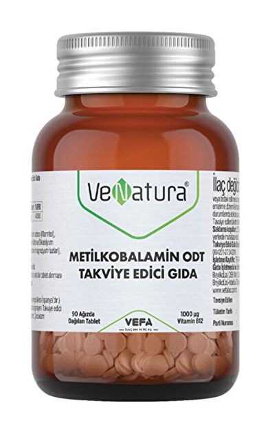 VeNatura B12 Metilkobalamin Odt 90 Tablet