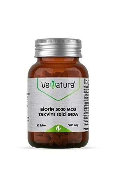 Venatura Biotin 5000 mcg 90 Tablet