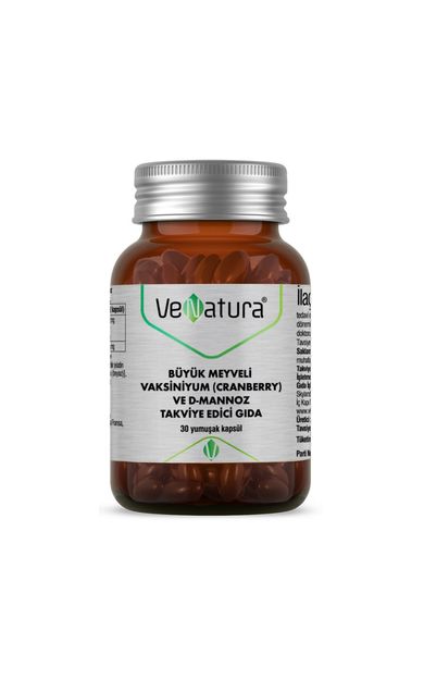 Venatura Büyük Meyveli Vaksiniyum (Cranberry ve D-Mannoz) 30 Kapsül
