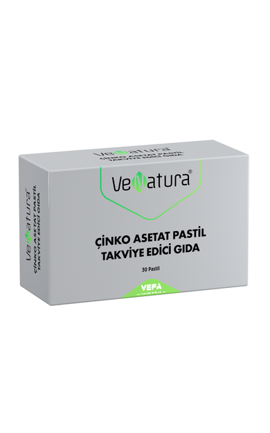 VeNatura Çinko Asetat Pastil 30 Lu
