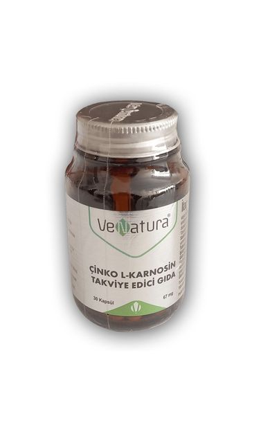 Venatura Çinko L-Karnosin 67mg 30 Kapsül