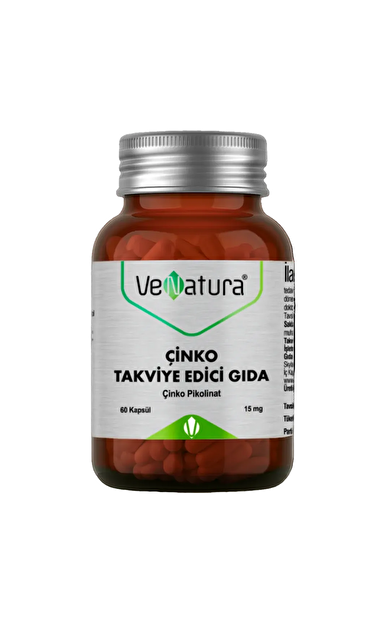 VENATURA Çinko Takviye Edici Gıda 60 kapsül