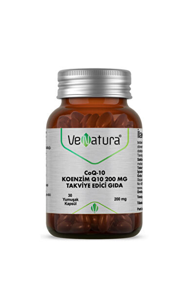 Venatura CoQ-10 Koenzim Q10 200 mg Takviye Edici Gıda 30 Kapsül