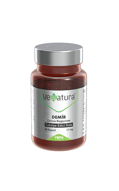 Venatura Demir Bisglisinat 17mg 90 Kapsül