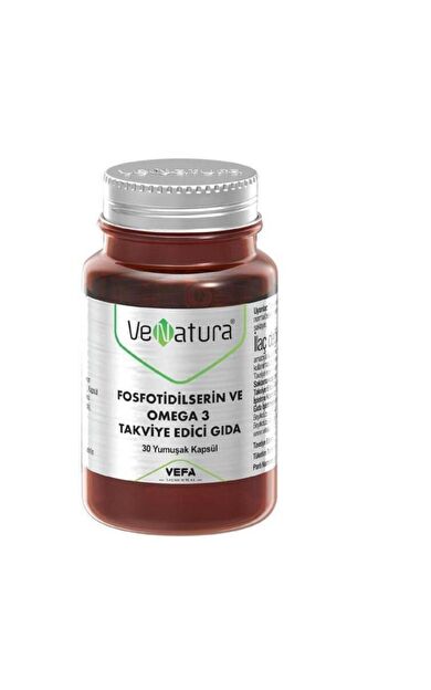Venatura Fosfotidilserin ve Omega-3 30 Yumuşak Kapsül