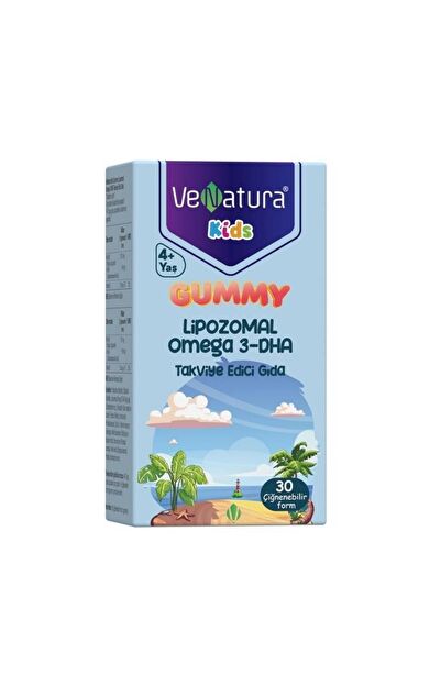 Venatura Gummy Kids Lipozomal Omega 3 Dha 30 Ciğnenebilir Form
