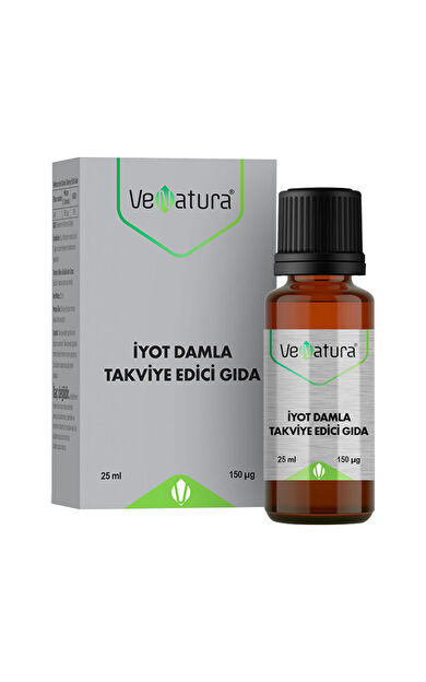 Venatura İyot Damla Takviye Edici Gıda 25 ml